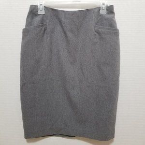 Michelle Stuart skirt 12 pencil straight 100% wool career work business VINTAGE